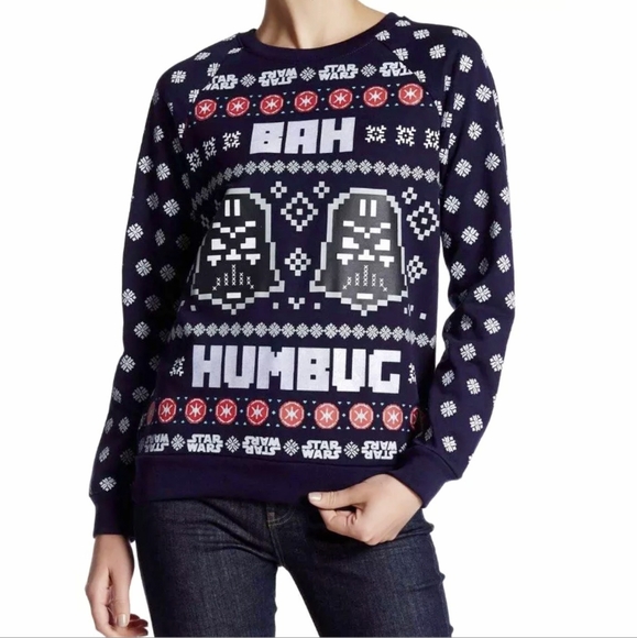 Star Wars Tops - STAR WARS 'Bah Humbug' Christmas Sweater